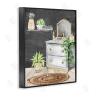 Kim Allen | Relaxed Green Bath Vanity