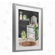 Kim Allen | Relaxed Green Bath Vanity