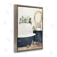Kim Allen | Blue Tub Bathroom Scene