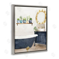 Kim Allen | Blue Tub Bathroom Scene