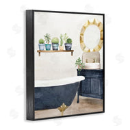 Kim Allen | Blue Tub Bathroom Scene