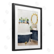 Kim Allen | Blue Tub Bathroom Scene