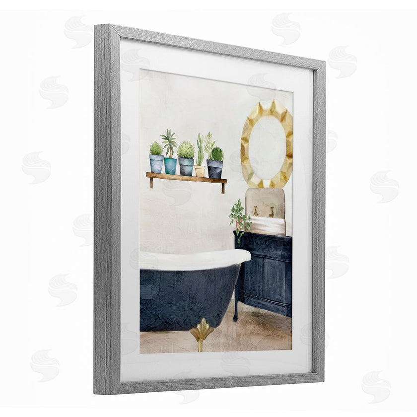 Kim Allen | Blue Tub Bathroom Scene