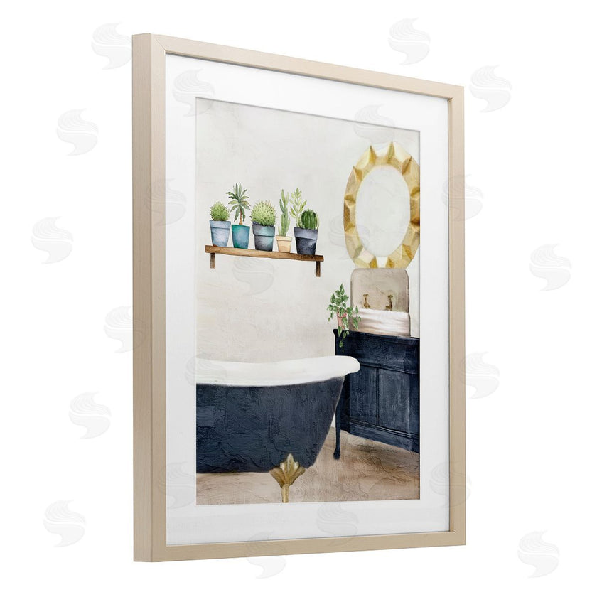 Kim Allen | Blue Tub Bathroom Scene