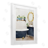Kim Allen | Blue Tub Bathroom Scene