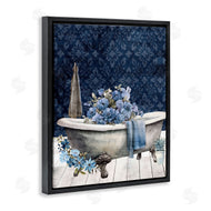 Kim Allen | Blue Bath Floral Tub