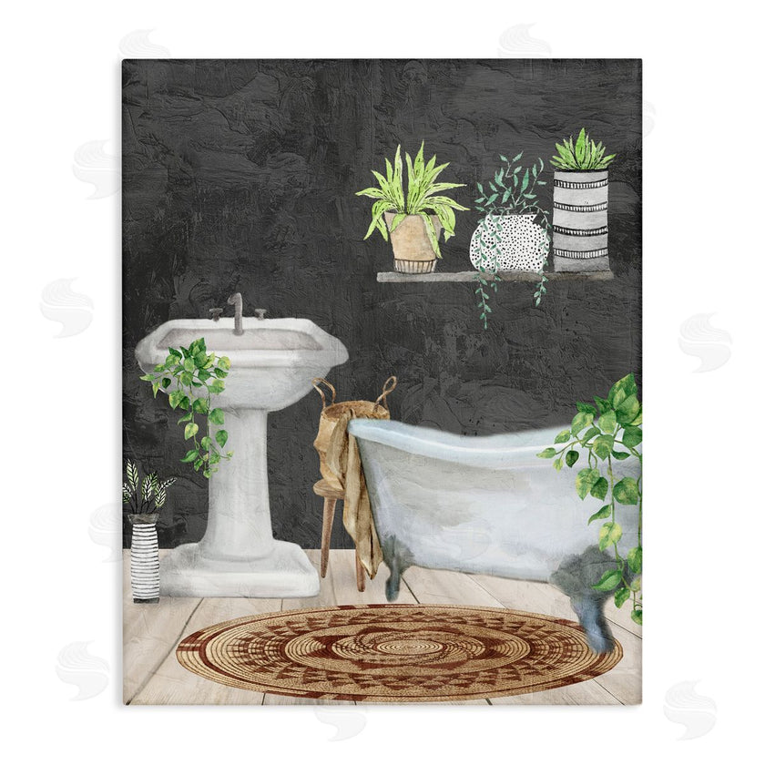 Kim Allen | Relaxed Greens Bath Scene