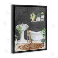 Kim Allen | Relaxed Greens Bath Scene