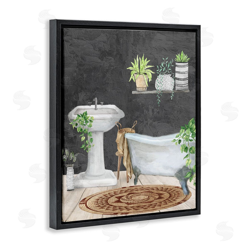 Kim Allen | Relaxed Greens Bath Scene