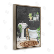 Kim Allen | Relaxed Greens Bath Scene