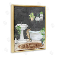 Kim Allen | Relaxed Greens Bath Scene