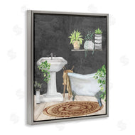 Kim Allen | Relaxed Greens Bath Scene
