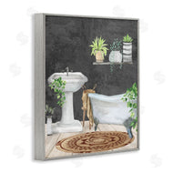 Kim Allen | Relaxed Greens Bath Scene