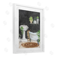 Kim Allen | Relaxed Greens Bath Scene