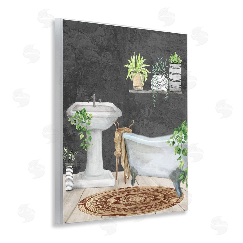 Kim Allen | Relaxed Greens Bath Scene