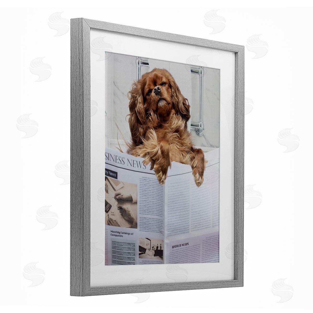 Jesse Keith Sleeping on Loo Bath Humor Canvas Wall Art Print