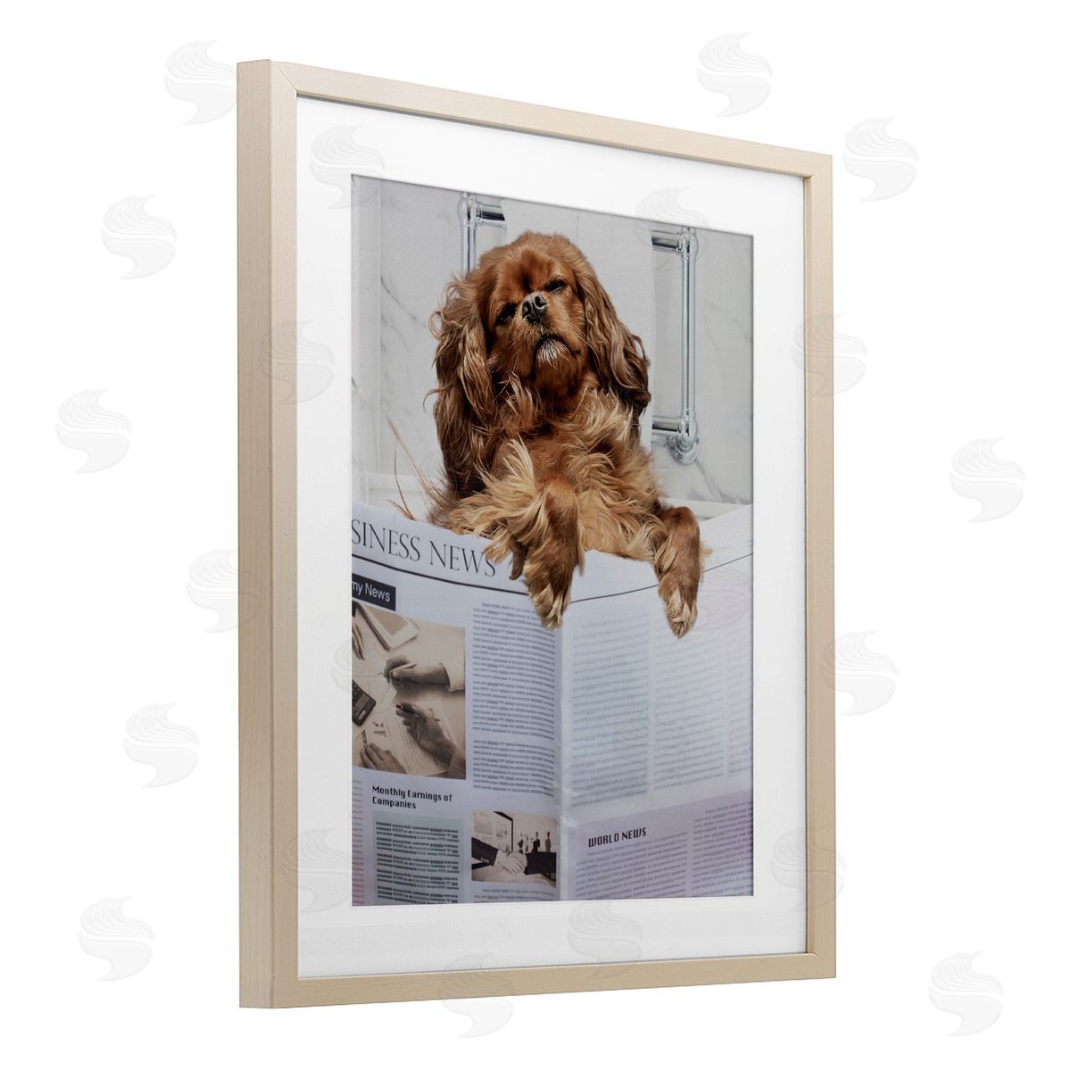 Jesse Keith Sleeping on Loo Bath Humor Canvas Wall Art Print