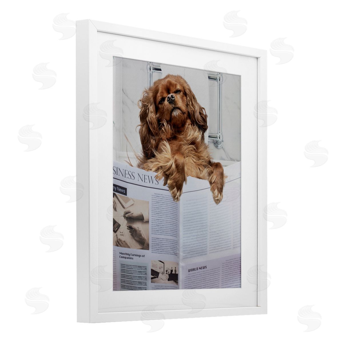 Jesse Keith Sleeping on Loo Bath Humor Canvas Wall Art Print