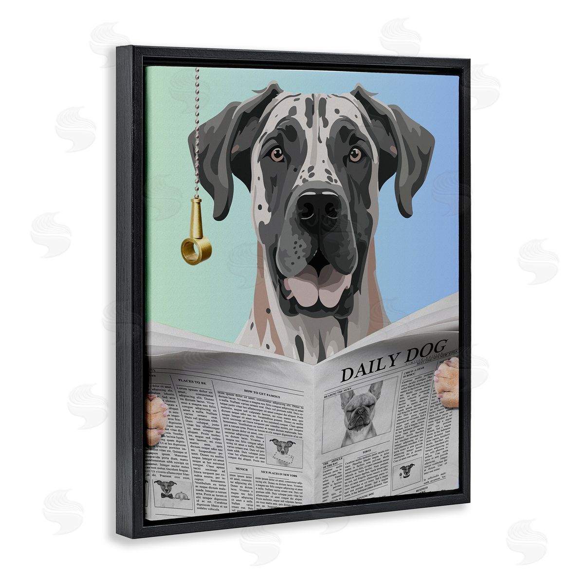 Jesse Keith Heeler Daily Bathroom Humor Canvas Wall Art Print
