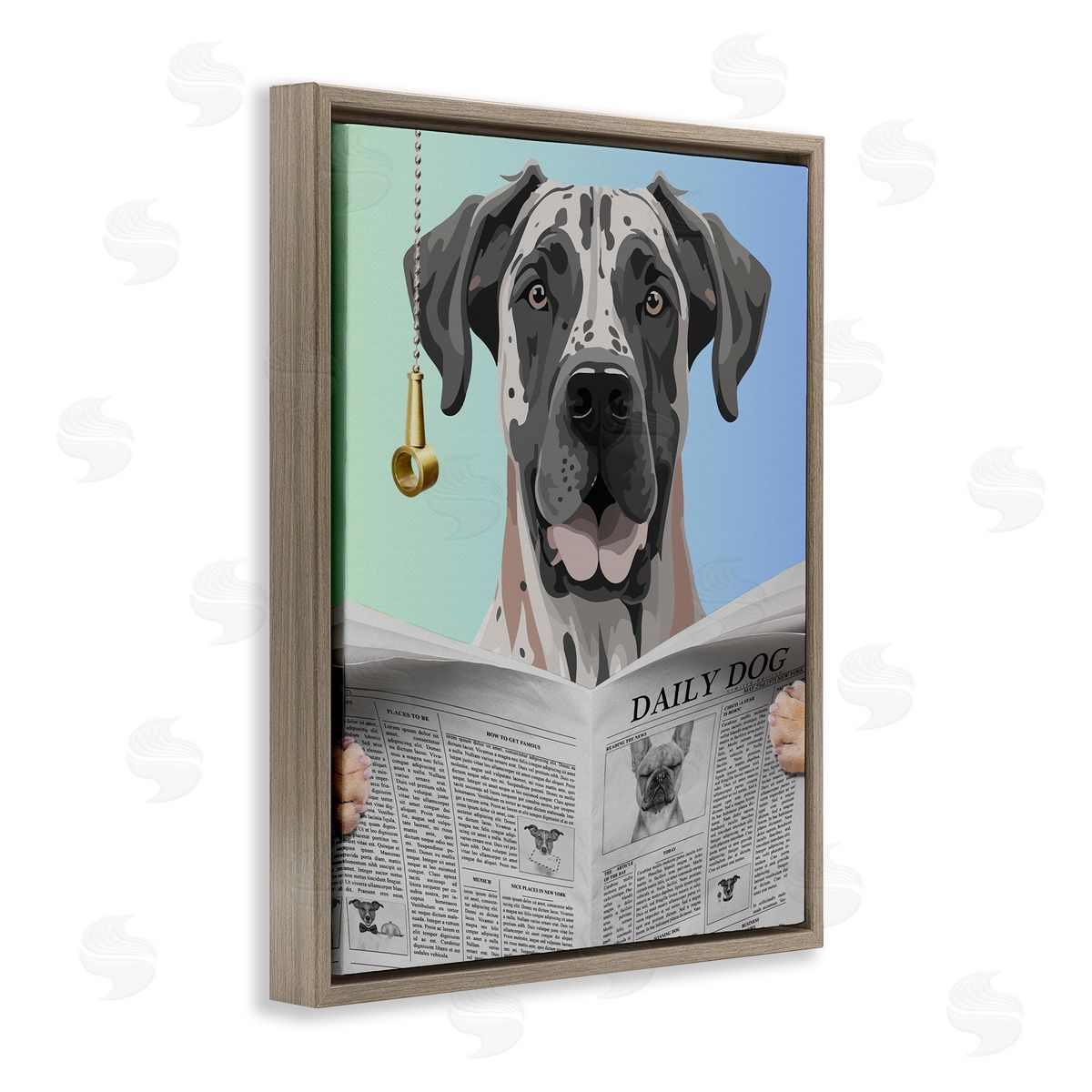 Jesse Keith Heeler Daily Bathroom Humor Canvas Wall Art Print
