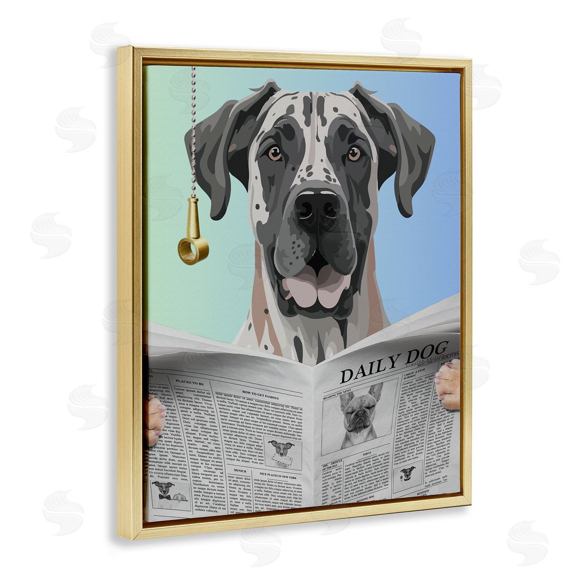 Jesse Keith Heeler Daily Bathroom Humor Canvas Wall Art Print