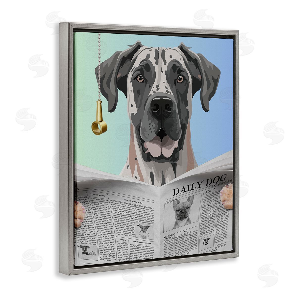 Jesse Keith Heeler Daily Bathroom Humor Canvas Wall Art Print
