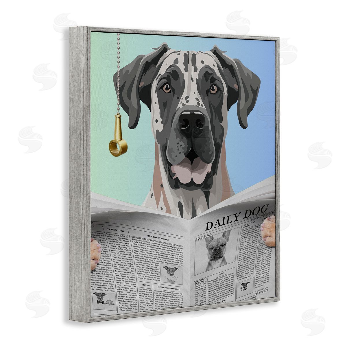 Jesse Keith Heeler Daily Bathroom Humor Canvas Wall Art Print