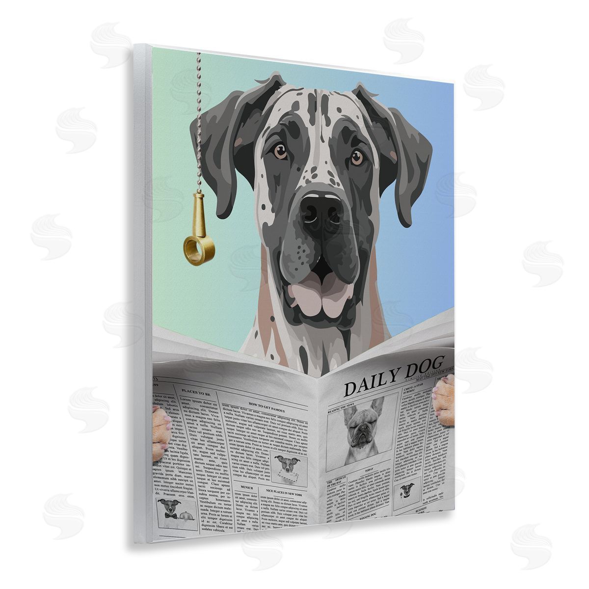 Jesse Keith Heeler Daily Bathroom Humor Canvas Wall Art Print