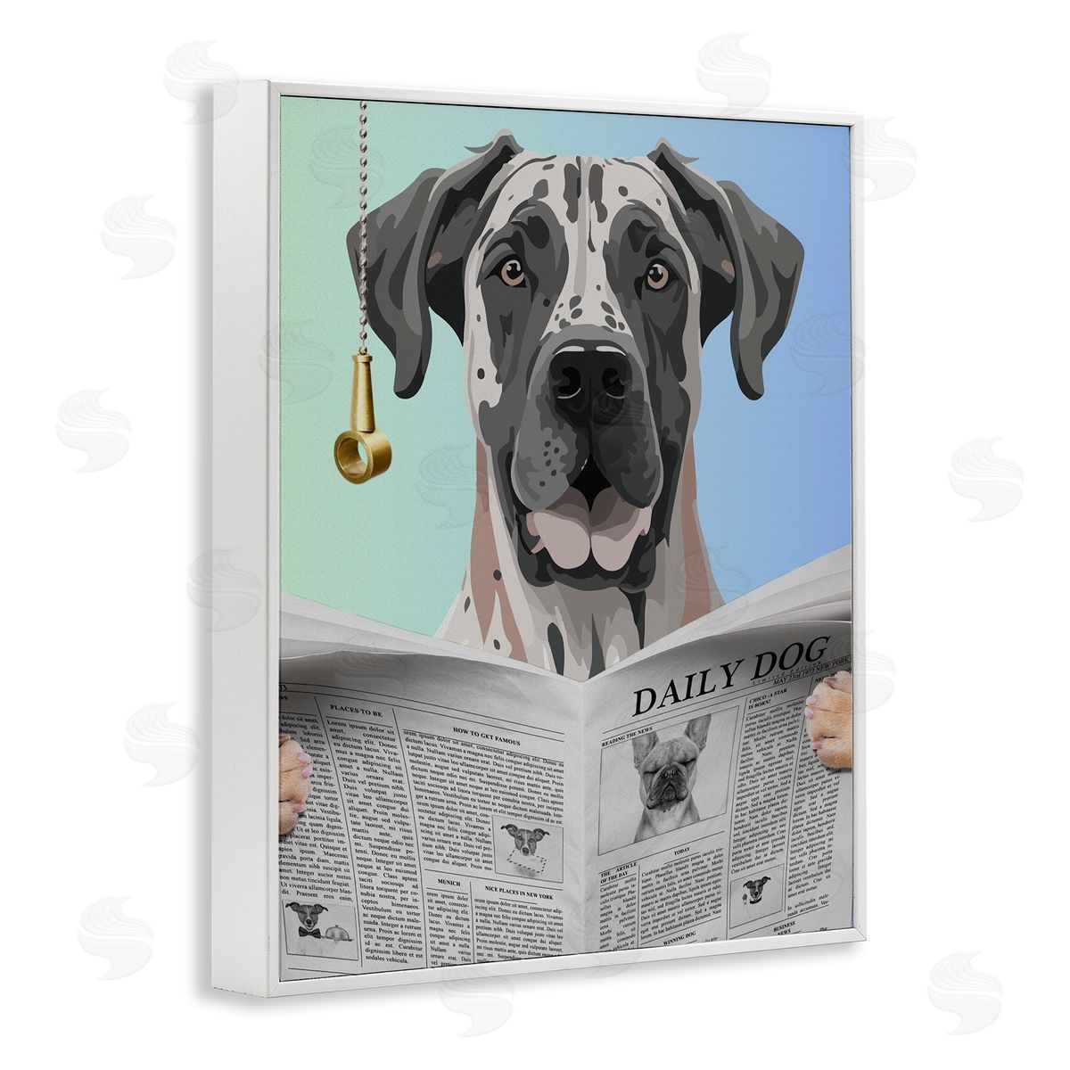 Jesse Keith Heeler Daily Bathroom Humor Canvas Wall Art Print