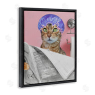 Jesse Keith | Showercap Cat Bathroom Humor