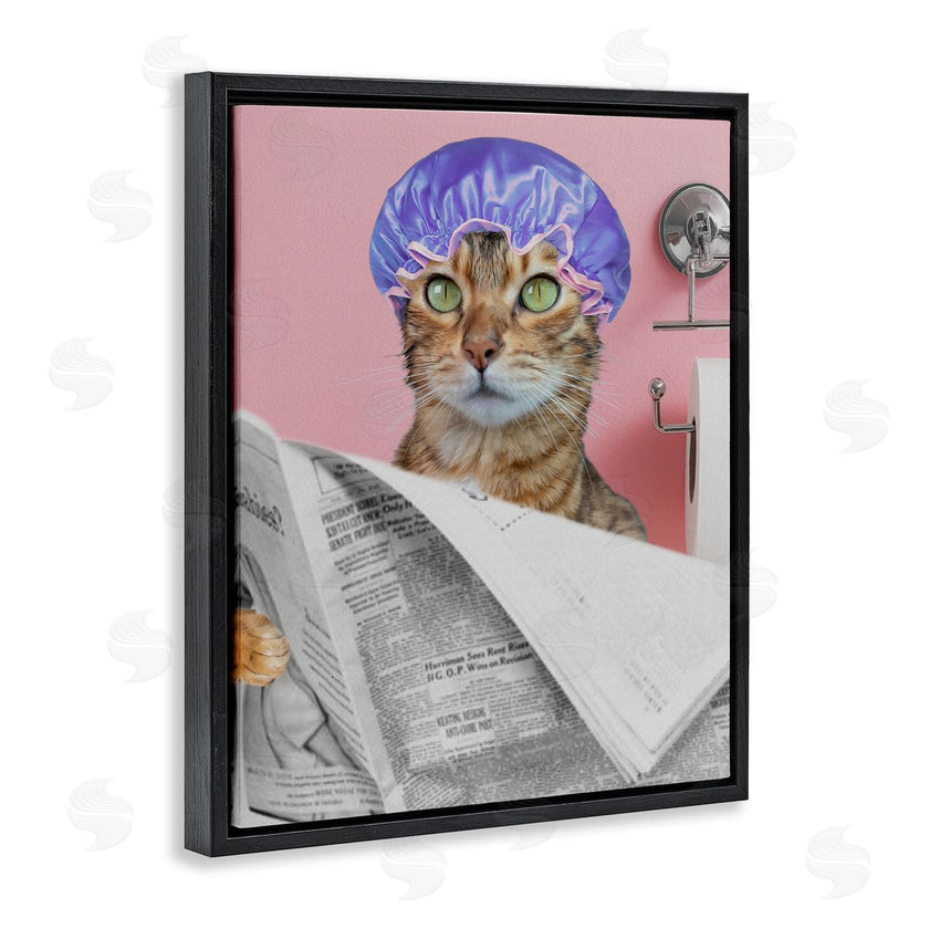 Jesse Keith | Showercap Cat Bathroom Humor
