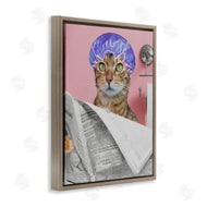 Jesse Keith | Showercap Cat Bathroom Humor