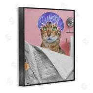 Jesse Keith | Showercap Cat Bathroom Humor