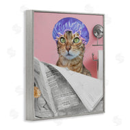 Jesse Keith | Showercap Cat Bathroom Humor