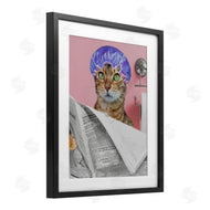 Jesse Keith | Showercap Cat Bathroom Humor