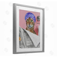 Jesse Keith | Showercap Cat Bathroom Humor