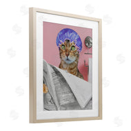 Jesse Keith | Showercap Cat Bathroom Humor
