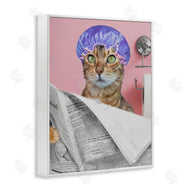 Jesse Keith | Showercap Cat Bathroom Humor