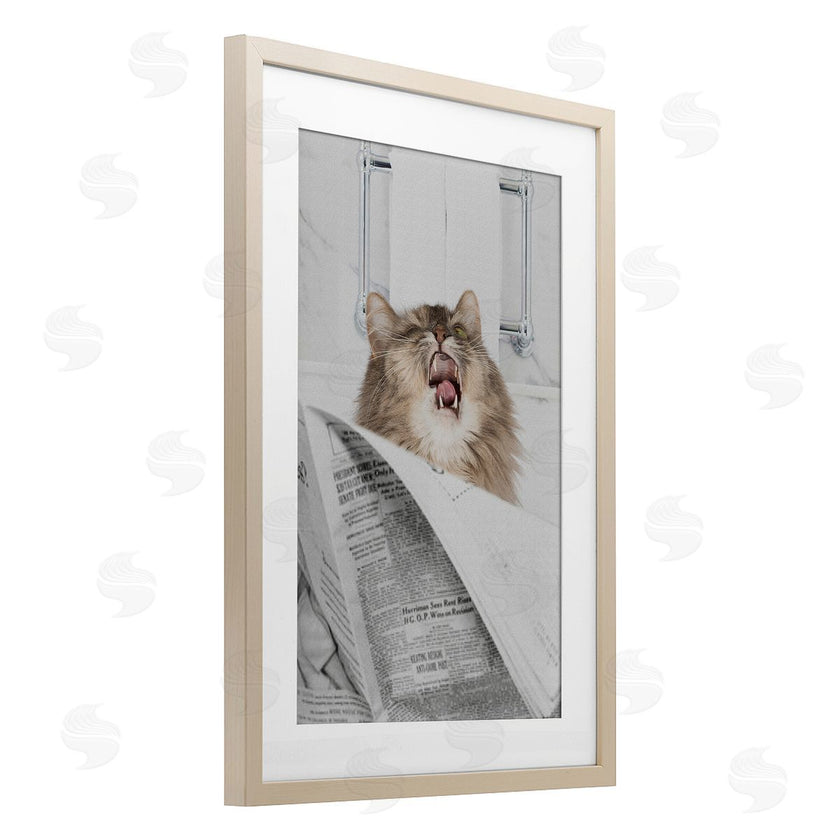 Jesse Keith | Reading Cat Bathroom Humor