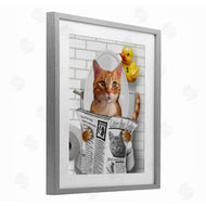Matthew Piotrowicz | Cat on Toilet with Ducky