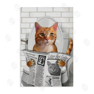 Matthew Piotrowicz | Whimsy Cat on Toilet