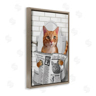 Matthew Piotrowicz | Whimsy Cat on Toilet