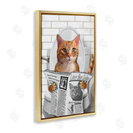 Matthew Piotrowicz | Whimsy Cat on Toilet