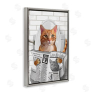 Matthew Piotrowicz | Whimsy Cat on Toilet