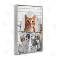 Matthew Piotrowicz | Whimsy Cat on Toilet