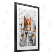 Matthew Piotrowicz | Whimsy Cat on Toilet