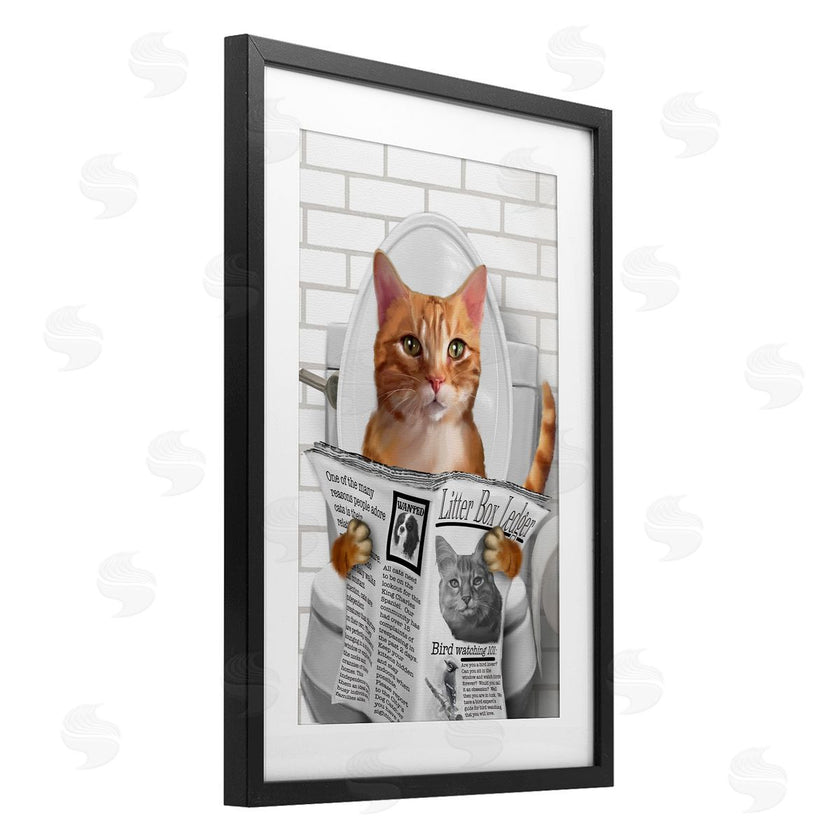 Matthew Piotrowicz | Whimsy Cat on Toilet