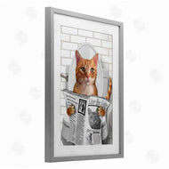 Matthew Piotrowicz | Whimsy Cat on Toilet