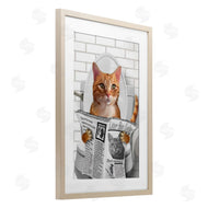 Matthew Piotrowicz | Whimsy Cat on Toilet