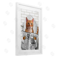 Matthew Piotrowicz | Whimsy Cat on Toilet